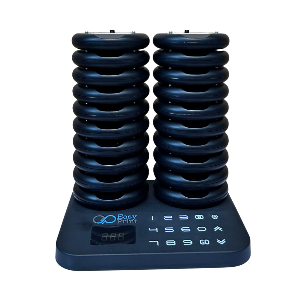 เครื่องเรียกคิวไร้สาย EASYPRINT QS-200 จำนวน 20 เพจเจอร์ สีดำ_1